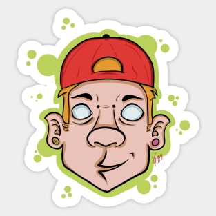 hip hop guy Sticker